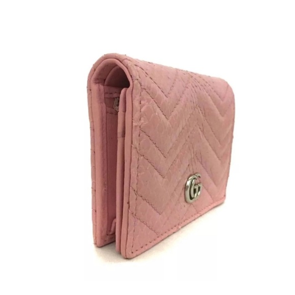 ❌ SOLD ❌Gucci Marmont Python Compact Wallet w/ COA - Picture 2 of 9